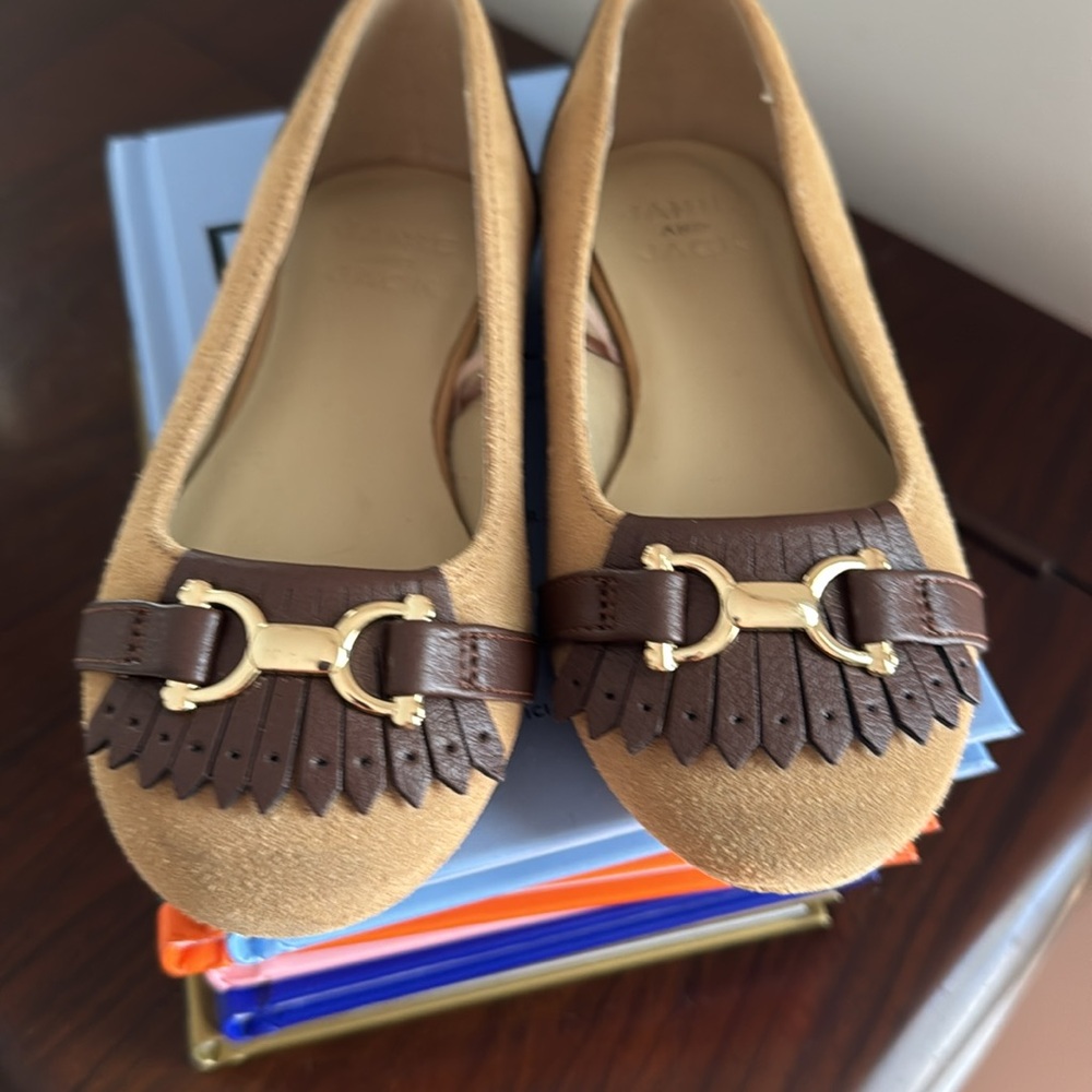 EUC Janie and Jack Bridle Girl’s  Bit Flats Dress Shoes - Picture 6 of 10